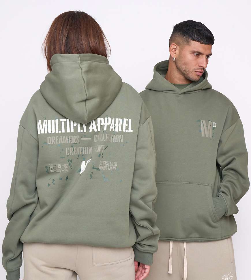 Multiply Apparel - Drill - Oversize-Kapuzenpullover in Kleeblattgrün Multiply Apparel - Drill - Oversize-Kapuzenpullover in Kleeblattgrün von Multiply Apparel