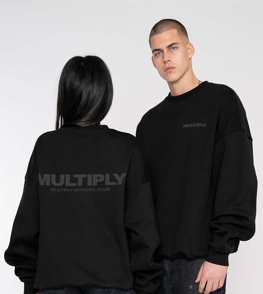 Multiply Apparel - Multiply 2 - Oversize-Sweatshirt in Schwarz von Multiply Apparel
