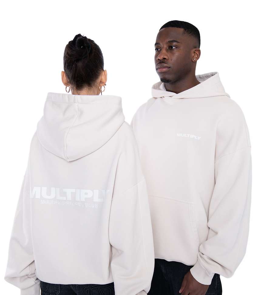 Multiply Apparel - Multiply - Oversize-Kapuzenpullover in Beige-Neutral Multiply Apparel - Multiply - Oversize-Kapuzenpullover in Beige-Neutral von Multiply Apparel