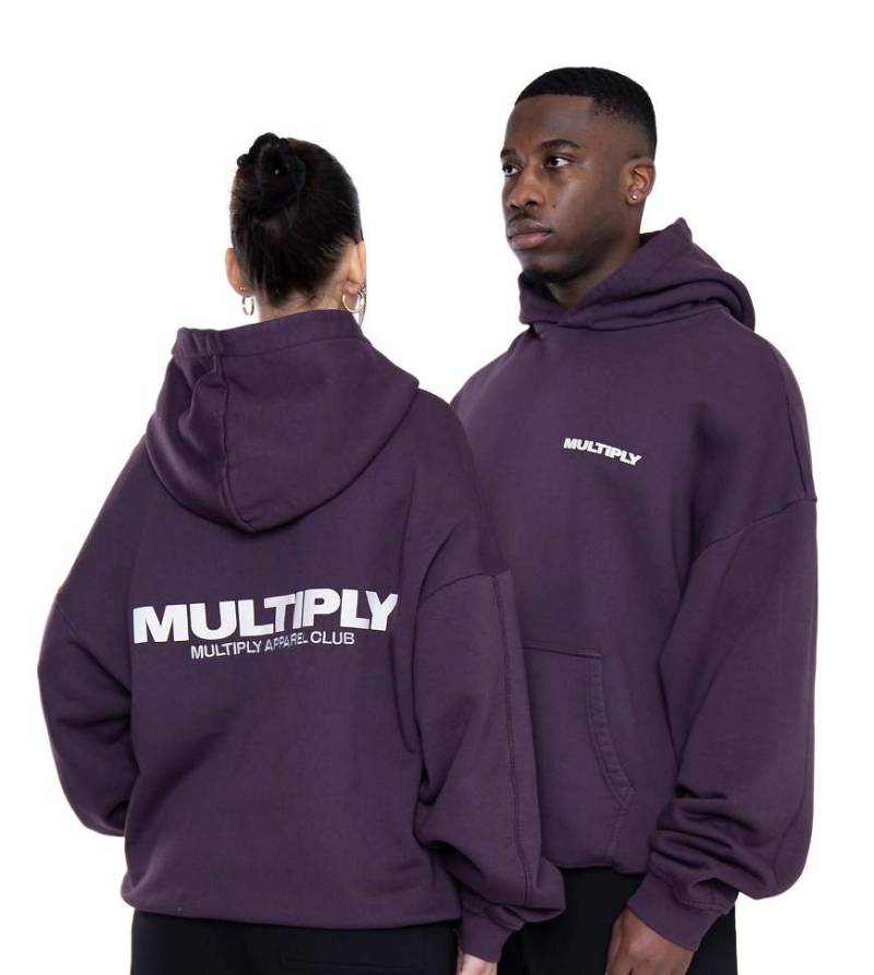 Multiply Apparel - Multiply - Oversize-Kapuzenpullover in Lavendel-Lila von Multiply Apparel