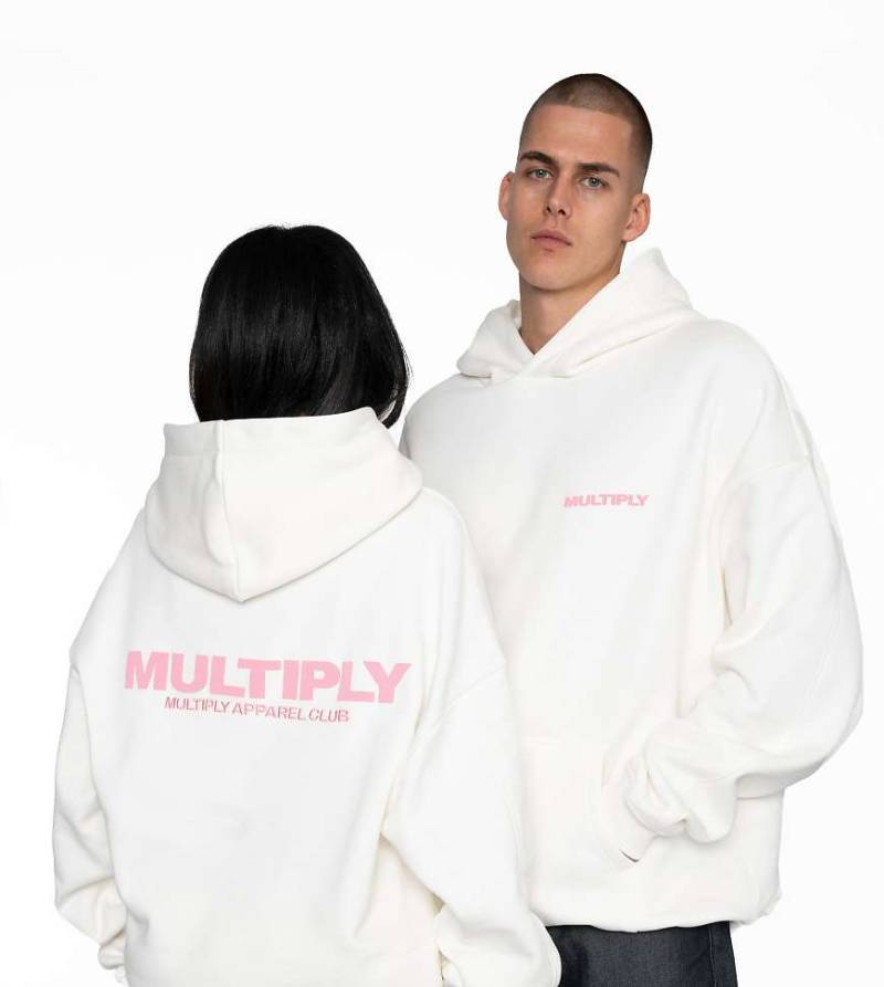 Multiply Apparel - Multiply - Oversize-Kapuzenpullover in Schneeweiß von Multiply Apparel