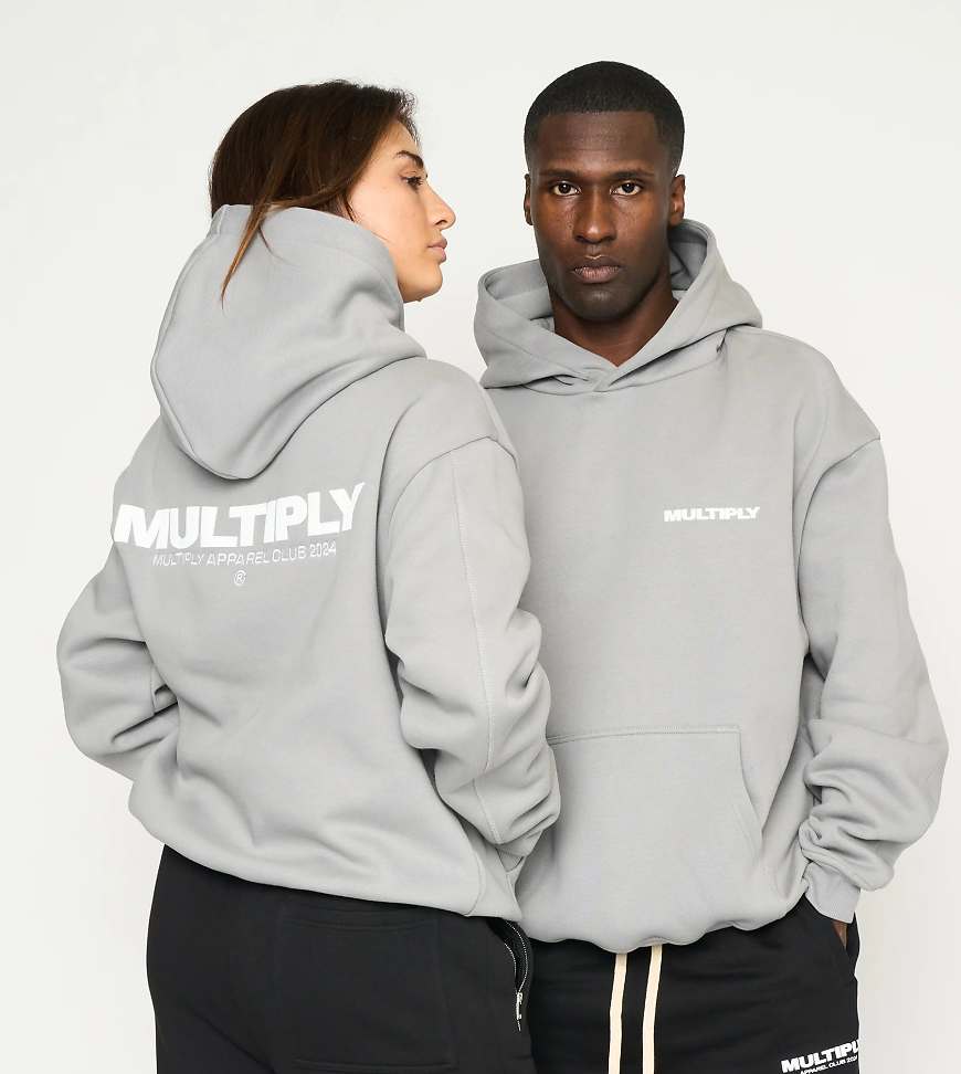 Multiply Apparel - Multiply - Oversize-Kapuzenpullover in ultimativem Grau Multiply Apparel - Multiply - Oversize-Kapuzenpullover in ultimativem Grau von Multiply Apparel