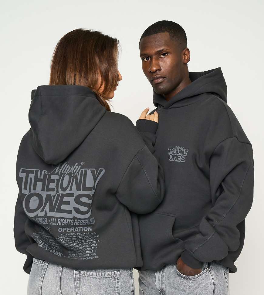 Multiply Apparel - Operation - Oversize-Kapuzenpullover in schwarze Limonade von Multiply Apparel