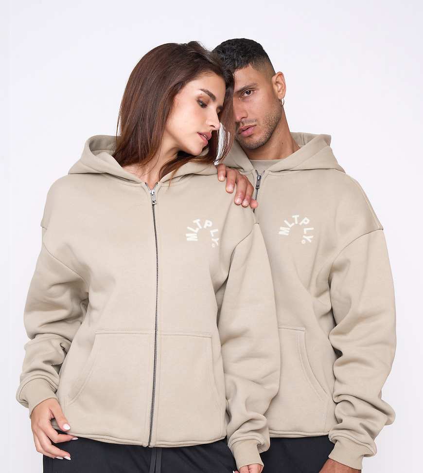 Multiply Apparel - Penalty - Oversize-Kapuzenjacke in Seneca-Stein-Neutral Multiply Apparel - Penalty - Oversize-Kapuzenjacke in Seneca-Stein-Neutral von Multiply Apparel