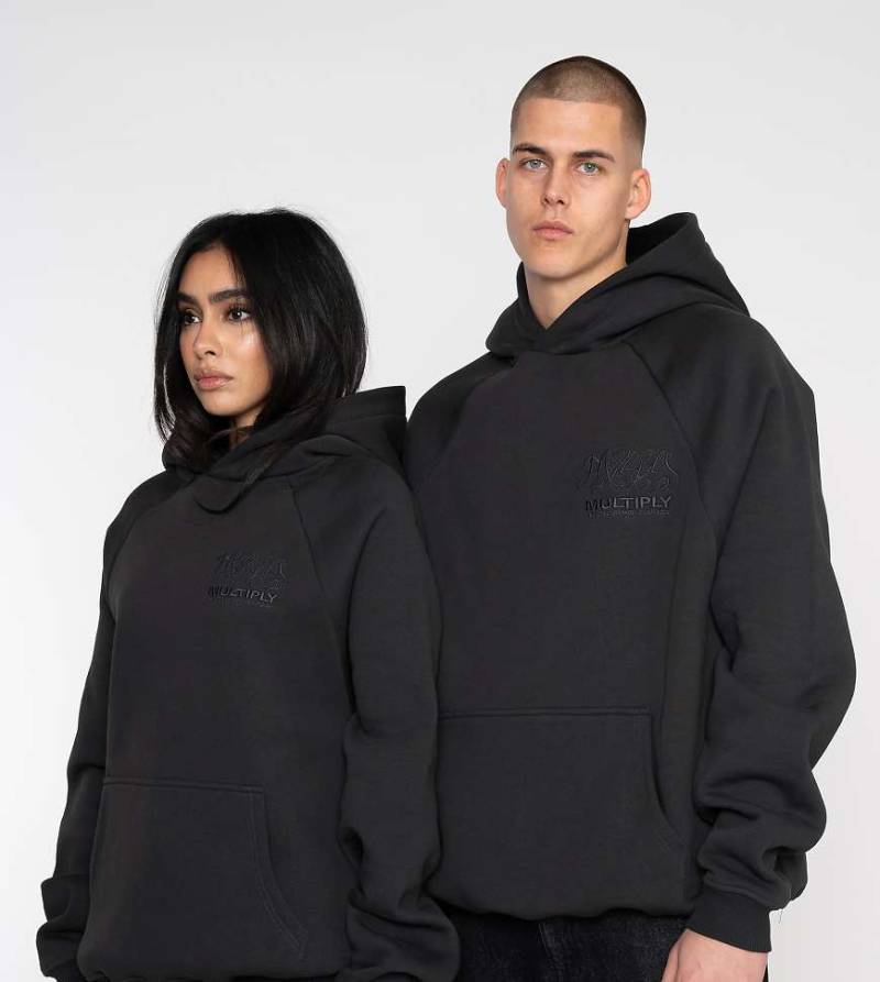 Multiply Apparel - Rodeo - Oversize-Kapuzenpullover in schwarze Limonade von Multiply Apparel