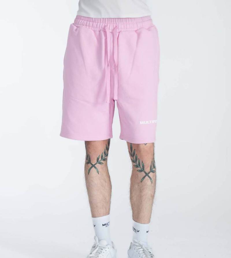 Multiply Apparel - Shorts in rosigem Lavendel mit Multiply-Logo-Rosa Multiply Apparel - Shorts in rosigem Lavendel mit Multiply-Logo-Rosa von Multiply Apparel