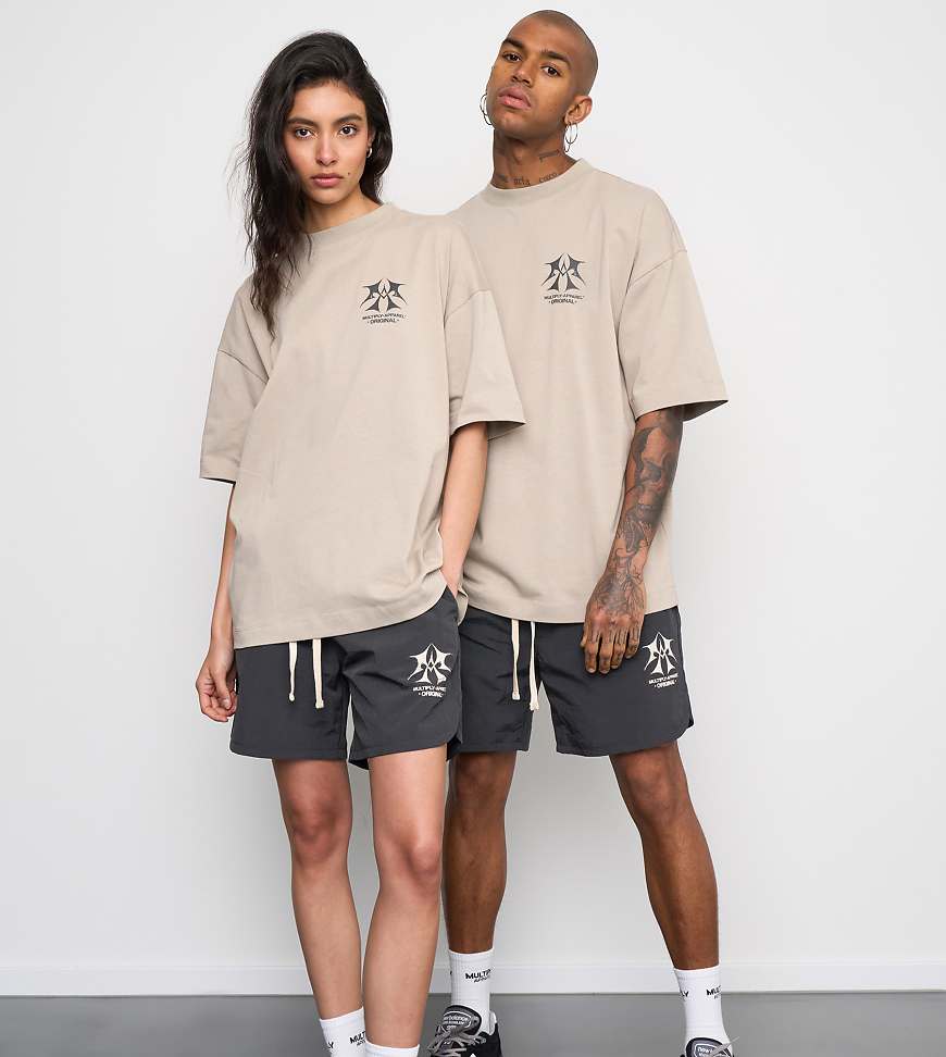 Multiply Apparel - Sketch - Shorts aus Webstoff in schwarze Limonade Multiply Apparel - Sketch - Shorts aus Webstoff in schwarze Limonade von Multiply Apparel