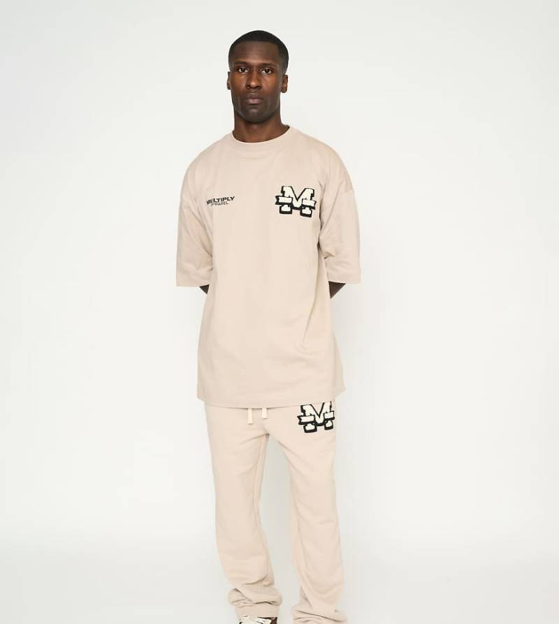 Multiply Apparel - Squad - Jogginghose in schlichtem Taupe-Neutral von Multiply Apparel