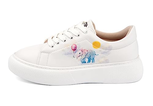 Mumka Damen Elefante Sneaker, Mehrfarbig, 38 EU von Mumka