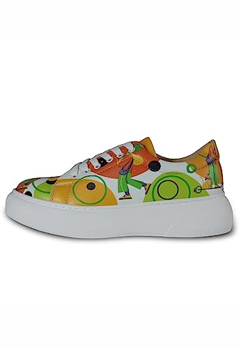 Mumka Damen Gato Mi Vida Sneaker, Mehrfarbig, 39 EU von Mumka