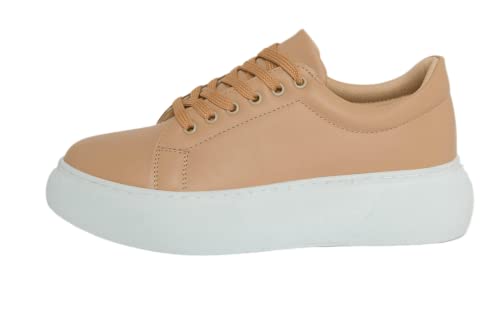 Mumka Damen Nude Sneaker, Mehrfarbig, 36 EU von Mumka