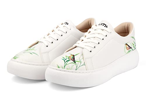 mumka Damen Pajarito Sneaker, Mehrfarbig, 36 EU von Mumka