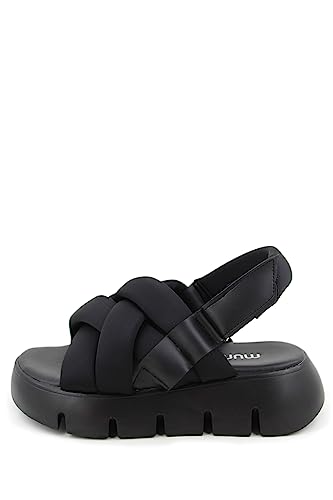 Mumka Damen Sandalias Cross Sandale, Schwarz, 38 EU von Mumka