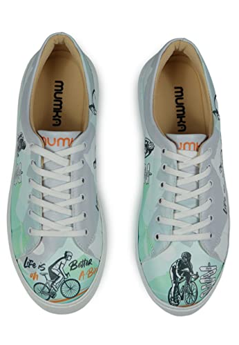 Mumka Herren Fahrrad Sneaker, Mehrfarbig, 40 EU von Mumka