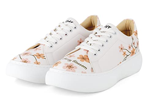 mumka Damen Flor de Cerezo Sneaker, Mehrfarbig, 36 EU von Mumka