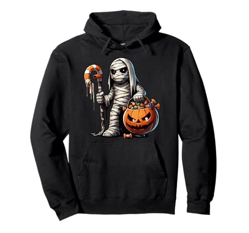 Gruselige Halloween Mama Geist Gruselige Süßigkeitentüte Pullover Hoodie Gruselige Halloween Mama Geist Gruselige Süßigkeitentüte Pullover Hoodie von Mummy Ghost Halloween Last Minute Outfit