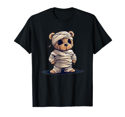 Kuscheliger Grusel-Teddybär als Mama T-Shirt von Mummy Teddy Bear