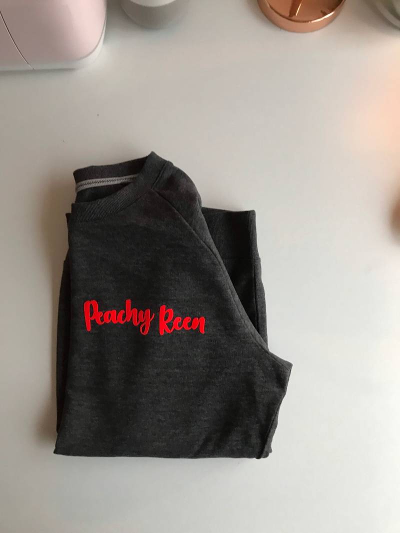 Pfirsich Scharf Pullover von MummyAndBea