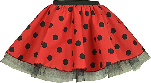 Marienkäfer-Rock für Damen, 30,5 cm Länge Gr. 44, Ladybird (With Netting) von Mums Essentials