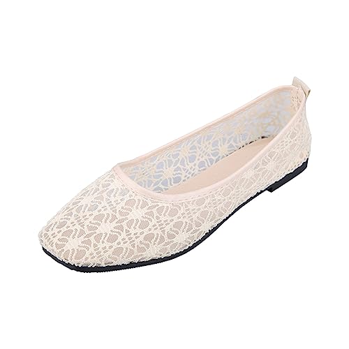 Mumuj Schuhe Weit Schuhe Sommer Espandrillos Halbschuhe Damen Slipper Mary Jane Halbschuhe Für Damen Espandrillos Halbschuhe Damen von Mumuj