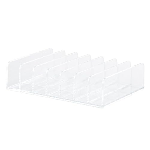 Lidschatten-Tablett-Organizer, Transparenter Make-up-Paletten-Organizer, Vielseitiger Kosmetik-Display-Halter für Badezimmer-Arbeitsplatte, Waschtisch, Schrankorganisation von Mumusuki