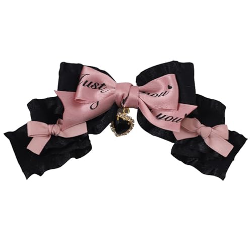 1 paar Harajuku Bowknot Haarnadeln Heiße Mädchen Geschichtete Bowknot Haarspange Make-up Haarspange Für Frau Pferdeschwanz Haarspange Haarnadel Für Frau Haar Zubehör Haarnadel Für Tägliche Frisuren von Mumuve