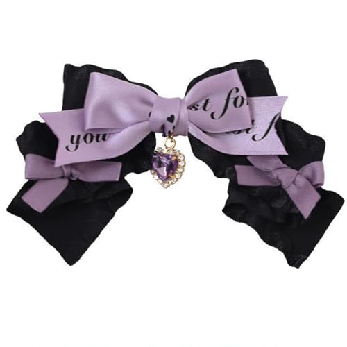 1 paar Harajuku Bowknot Haarnadeln Heiße Mädchen Geschichtete Bowknot Haarspange Make-up Haarspange Für Frau Pferdeschwanz Haarspange Haarnadel Für Frau Haar Zubehör Haarnadel Für Tägliche Frisuren von Mumuve