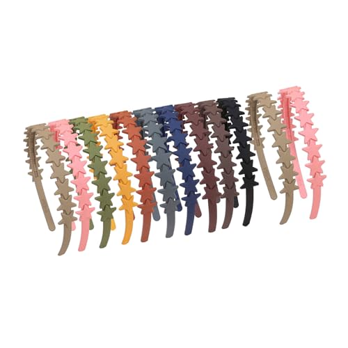 5/12 modische Stirnbänder mit Stern-Design für Mädchen und Frauen, Haarbänder für den täglichen Gebrauch, Haar-Accessoires von Mumuve