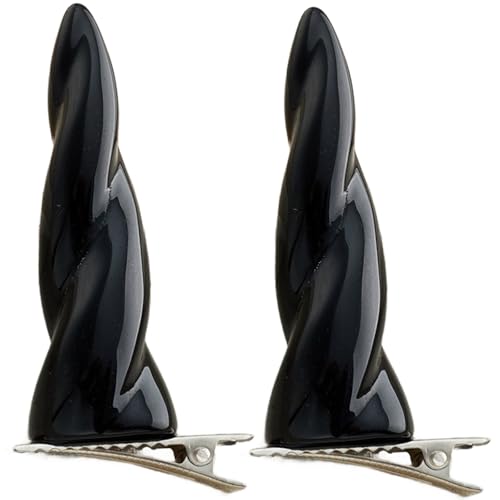 Anime Haarspange Horn Halloween Horn flache Clip Halloween Haarnadel Tier Elegante Haarspange für Cosplay von Mumuve