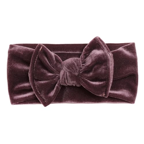 Baby Samt Stirnbänder Haarbänder Haarschleife Elastics Für Baby Mädchen Säugling Kleinkinder Kinder Kinder Turban Bowknot Stirnband Mädchen Baby von Mumuve