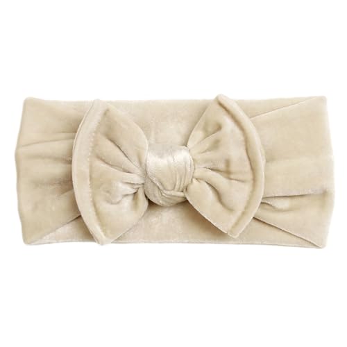 Baby Samt Stirnbänder Haarbänder Haarschleife Elastics Für Baby Mädchen Säugling Kleinkinder Kinder Kinder Turban Bowknot Stirnband Mädchen Baby von Mumuve