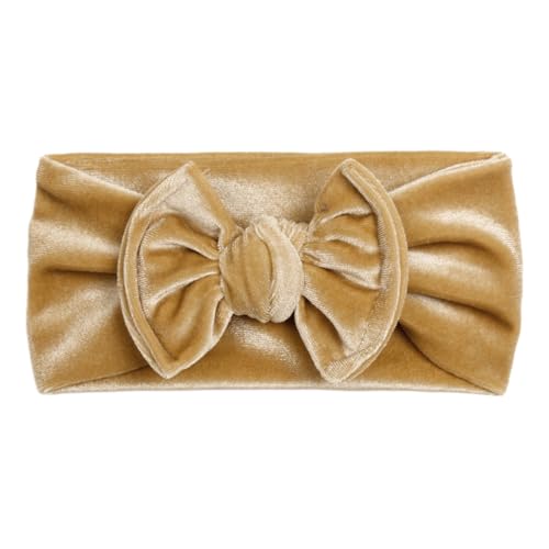 Baby Samt Stirnbänder Haarbänder Haarschleife Elastics Für Baby Mädchen Säugling Kleinkinder Kinder Kinder Turban Bowknot Stirnband Mädchen Baby von Mumuve