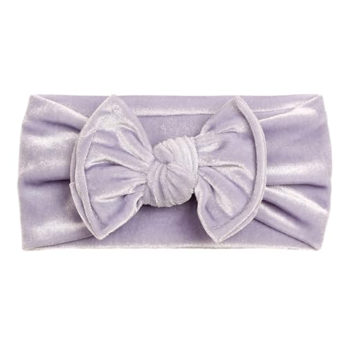 Baby Samt Stirnbänder Haarbänder Haarschleife Elastics Für Baby Mädchen Säugling Kleinkinder Kinder Kinder Turban Bowknot Stirnband Mädchen Baby von Mumuve