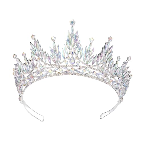 Blingbling Kristall-Stirnbänder für Mädchen, Königin, Kopfschmuck, Haarband, elegant, für Geburtstagsparty, Haarreif, Hochzeitsmädchen Blingbling Kristall-Stirnbänder für Mädchen, Königin, Kopfschmuck, Haarband, elegant, für Geburtstagsparty, Haarreif, Hochzeitsmädchen von Mumuve
