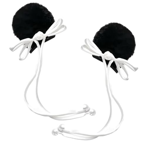 Cartoon-Panda-Ohrclip, Anime-Haar-Accessoires für Kinder, Jugendliche und Erwachsene, Haarschmuck für Partys und tägliche Outfits von Mumuve