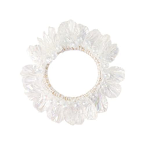 Elastisches Haarband mit Muschelperlen verschönert Ihren Look, Haarschmuck für Frauen, die Stile und Raffinesse suchen von Mumuve