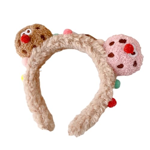 Flauschiges Plüsch Stirnband Für Damen Und Mädchen Niedliches 3D Plüsch Cartoon Keks Haarband Haarschmuck Foto Requisiten Cosplay Kopfbedeckung Verstellbare Größe Flauschiges Plüsch Stirnband Für Damen Und Mädchen Niedliches 3D Plüsch Cartoon Keks Haarband Haarschmuck Foto Requisiten Cosplay Kopfbedeckung Verstellbare Größe von Mumuve