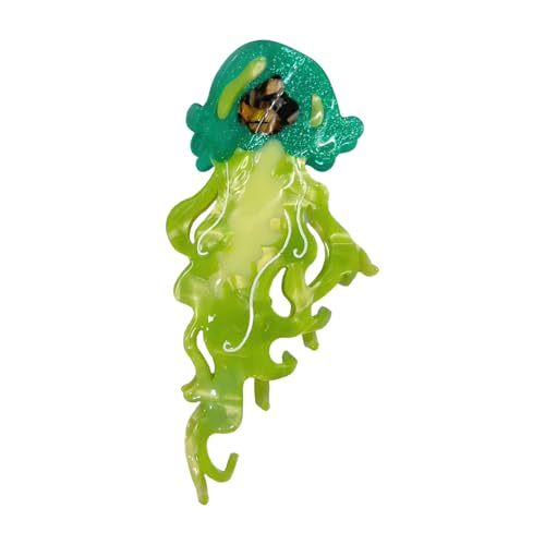 Große Haarspange aus Acetat, Quallen, Haarklammer, starker Haarhalter für weibliche Mädchen, verschiedene Anlässe von Mumuve