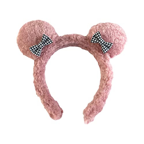 Haarband für Damen, Plüschtier Bär, Ohren, Haarschmuck, Schleifen, Haarreifen, Halloween, Party, Haarreifen, Tier, Cosplay, ausgefallene Requisiten von Mumuve