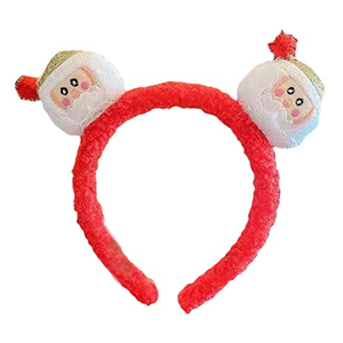 Haarband für Damen, Schneemann, Weihnachtsmann, Stirnband, Weihnachten, Elch, Haarband, elastisch, Foto-Requisiten, Party-Haarzubehör von Mumuve