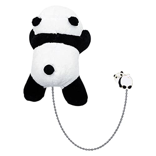 Haarband für Damen, niedlicher Panda-Kopfschmuck, elastisches Stirnband für Kopfschlaufe, Haarband, Brosche, Armband, Haar-Kleidungszubehör von Mumuve