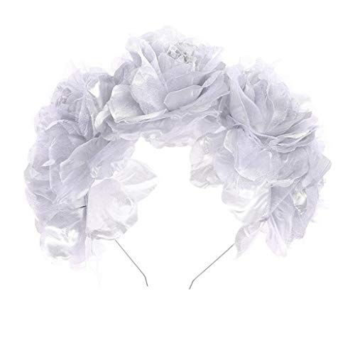 Haarreif für Damen, Hochzeit, Braut, 3D-Simualtion, Blume, Strand, Haarreif, Stirnbänder für Mädchen und Teenager von Mumuve