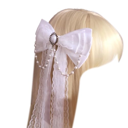 Haarschleife Clips Spitze Schleife Haarspangen Haarspangen Haarspange Bowknot Haarnadeln Für Frauen Mädchen Kinder Haarschmuck Für Mädchen Frauen Für Hochzeit Frisuren von Mumuve