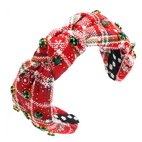 Knoten Breite Krempe Stirnband Für Frau Zarte Weihnachten Stirnbänder Anti-Rutsch-Stirnbänder Süße Mädchen Fotografieren Stirnband Gestricktes Stirnband Für Frauen Dünnes Gestricktes Stirnband Für von Mumuve