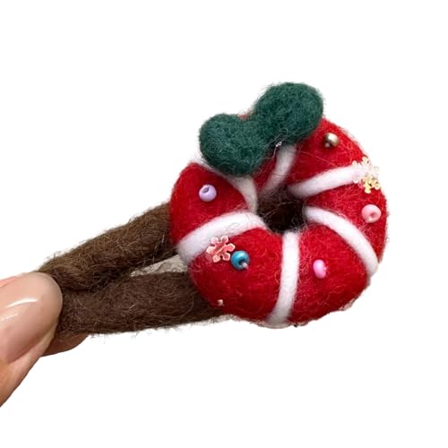 Kranz Weihnachtsmütze Haarspangen Kopfbedeckung Kranz Haarspange Für Weihnachten Kopfschmuck Kostüm Party Supplies Haarspangen von Mumuve