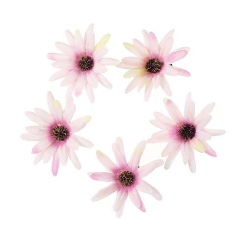 Mädchen Pony Clip Haarnadel Y2K Sonnenblume Kopfschmuck Haarschmuck Harajuku Rosa Blume Sonnenblume Entenschnabel Clip Haarnadel Mädchen Haarspangen von Mumuve