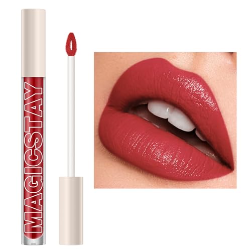 Make Up Flüssiger Lippenstift Wasserdicht Langlebig Lipgloss Rot Samt Lippenstifte Damen Kosmetik Lipgloss Flüssiger Lippenstift Wasserdicht Pigmentierter Lipgloss Lipgloss von Mumuve