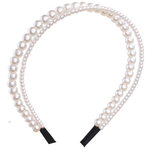 Modischer Perlen-Haarschmuck für Damen, Party-Stirnband, Damen-Kopfbedeckung, Haarteil, geeignet für verschiedene Anlässe von Mumuve