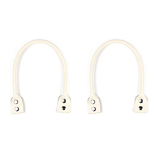 Mumuve 2 Handtaschengriffe aus PU-Leder mit Knopf für Handtaschen, Mehrfarbig, Größe 42, 19.5x1.95in von Mumuve