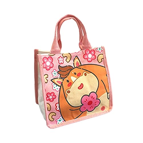 Mumuve 2023 Neue Handtasche Cartoon Freizeittasche Große Kapazität Reisetasche Tasche Vielseitige Tasche für Mädchen Frauen, Mehrfarbig, 12 Stück, As shown in the picture (error 1-3cm) von Mumuve